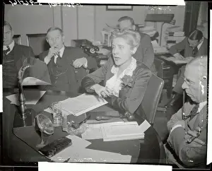 Testifying Prints: Clare Boothe Luce Testifying in Washington, DC