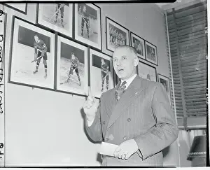 Clarence Campbell Speaking