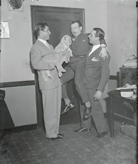 Clarence Crabbe with Frank Mitchell and Jack Durant