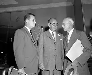 Clarence Miles Speaking With Calvin Griffith