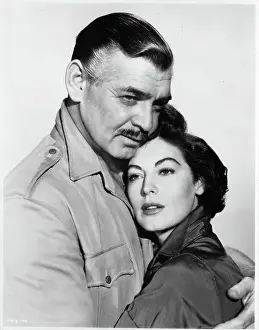 Clark Gable And Ava Gardner In Mogambo