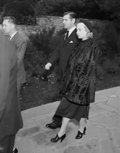 Death Prints: Clark Gable and Carole Lombard Attending Funeral