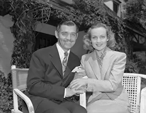 Clark Gable and Carole Lombard after Their Wedding