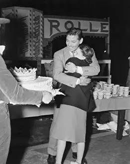 Clark Gable Embracing Judy Garland