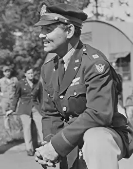 Clark Gable in Military Uniform