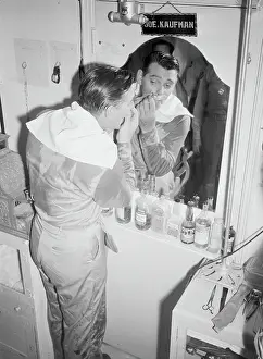 Clark Gable Shaving Moustache