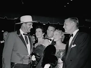 Clark Gable Speaking with a Colleague