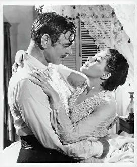 Lac0011 Prints: Clark Gable And Yvonne De Carlo In Band Of Angels