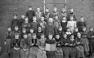 Class Prints: Class Picture Of Girl's School