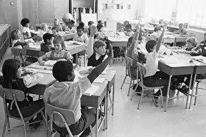 Classroom Of Students Taking Test