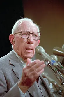 Claude Pepper Conversing with Reporters