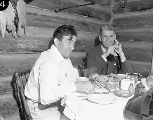 Lunch Prints: Claude Rains and James Whale Eating Lunch