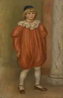 Acrobat Prints: Claude Renoir in Clown Costume, 1909. Artist: Renoir, Pierre Auguste (1841-1919)