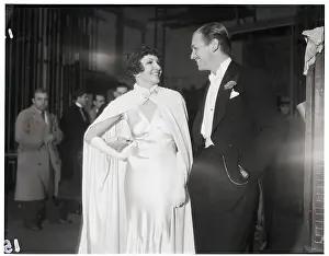 Host Prints: Claudette Colbert and Douglas Fairbanks, Jr