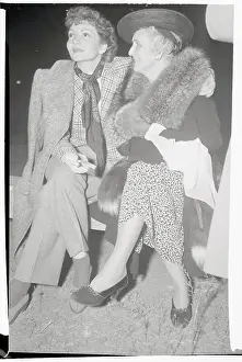 Claudette Colbert with Jeanne Colbert