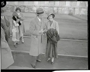 Claudette Colbert with Norman Foster