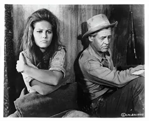 Claudia Cardinale And Robert Ryan In The Professionals