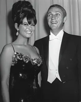 Italian Prints: Claudia Cardinale and Steve McQueen at the 1965 Academy Awards