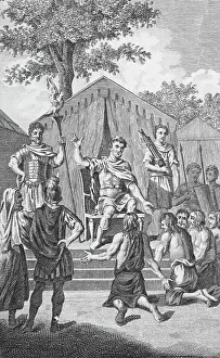 Defeat Prints: Claudius on His Throne