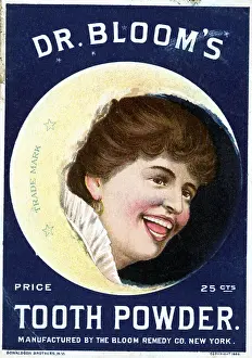 Cleaning Prints: Cleaning Tooth Powder Girl Trade Card