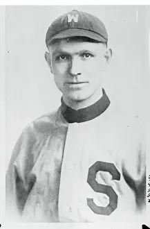 Illinois Prints: Clergyman Dressed in Baseball Attire