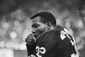 Sweating Prints: Cleveland Browns Player Jim Brown
