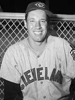 Cleveland Indians Pitcher Bob Feller