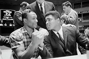 Cleveland Williams and Muhammad Ali Comparing Fists