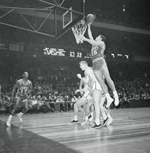 Cliff Hagan Scoring a Basket