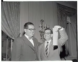 Clifford Hynning Talking to His Lawyer