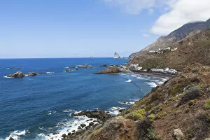 Images Dated 1st June 2012: Cliffs in the Anaga Mountains near the village of Taganana, Almaciga, Almaciga, Tenerife