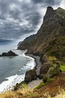 Images Dated 8th July 2012: Cliffs near Boaventura, Vicente, Boaventura, Madeira, Portugal