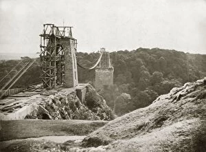 Images Dated 4th July 2018: Clifton Suspension Bridge Partial Structure