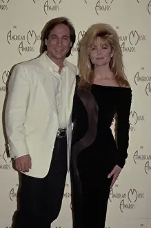 Huty30102 Prints: Clint Black And Lisa Hartman Attend 19th Annual American Music Awards