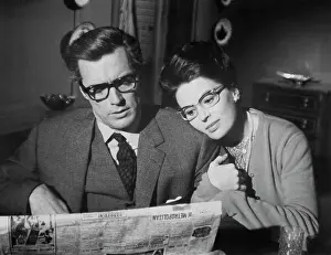 Information Prints: Clint Eastwood Reading Newspaper