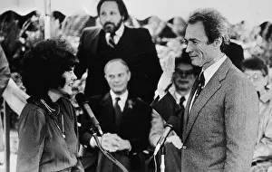 Clint Eastwood Takes Oath of Office