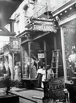 Cape Prints: Cloak And Suit Shops With Signs