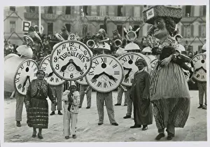 Festivity Prints: Clock Costumes