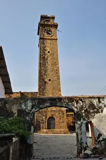Sri Lanka Prints: Clock tower galle