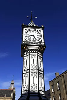 Images Dated 17th October 2013: clock tower and square, Downham Market Norfolk