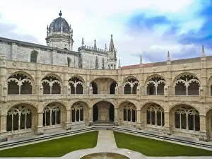 Cloister of Jeronimos Monastery in Lisbon