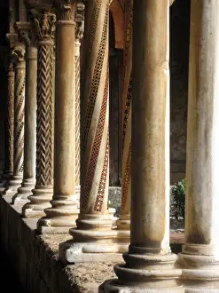 Circa 12th Century Prints: Cloister, Monreale Cathedral