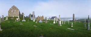 Panorama Collection: Clonmacnoise, Co offaly, Ireland