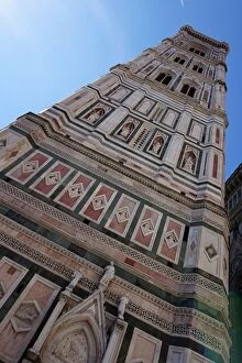 Duomo Santa Maria Del Fiore Gallery: Close Up on Campanile di Giotto, Florence, Italy