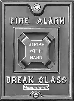 Prevention Prints: Close Up Fire Alarm Box