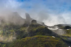 Images Dated 16th June 2014: close up of iceland mountain landscape in Summer