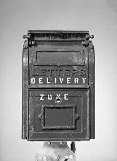 Mail Prints: Close Up Of A Mail Box