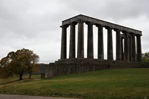 Images Dated 27th October 2016: Close up on the National Monument, Edinburgh, Scotland, United Kingdom