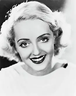 Close up Portrait of Bette Davis