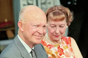 Gettysburg Prints: Close up Portrait of Dwight and Mamie Eisenhower